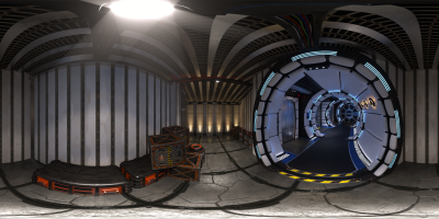 Forward hold and bow corridor