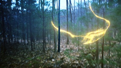 particles w/ bloomed baked in unsuccessfully rotoscoped