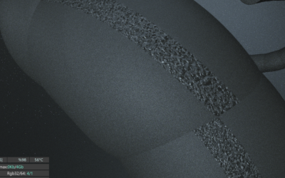 The texture only shows on the specific surface