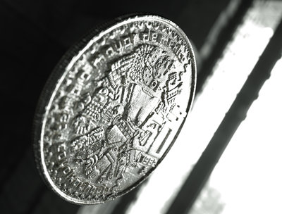 3d model of a mexican coin- modeled by GenX - Render by Oscar Ardito - TheFarm.com.mx