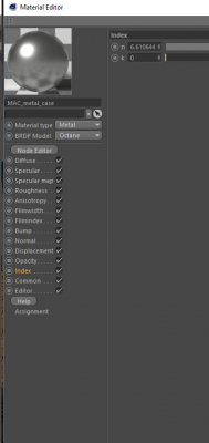 Cinema Index Setting