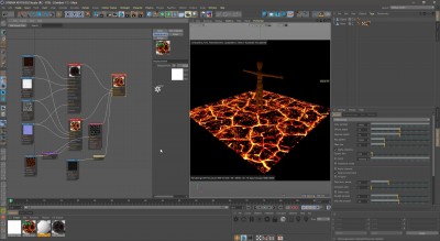 This one is using the metallic mode in the octane material and adding a mix for the emmision