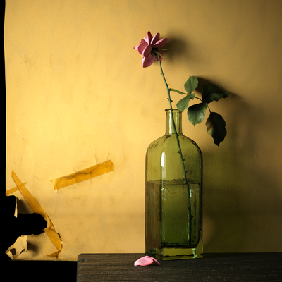rendertime in pathTracing 2hours51  167267 triangles. Though the whole image was ok after 20 mins, the 'caustics' of the bottle take longer to smooth