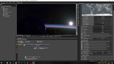 planetary environment combined with spheres