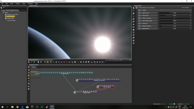 Up-vector &amp; postprocessing