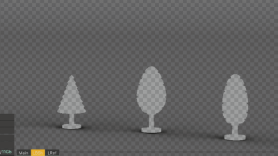 Renderlayer LBSH with hdri enviroment lightning