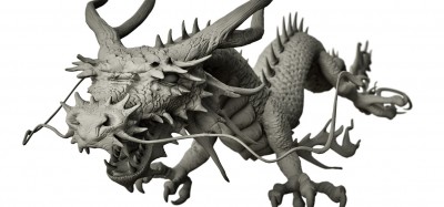 Clay Render of the Model