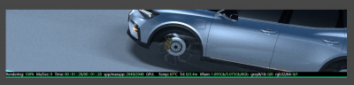 But,when you hit rende to picture viewer,you animation look like this,the car floating on the air,or the wheels fade into the car mesh.