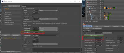 First,change your project setting and render setting.give the frame rate 10 times then your project set up.    ex.   my old setting is 25fps,give it up to 250 frames per second.