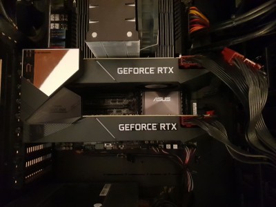 2x RTX 2080 Ti - NV Link 4 Slot
