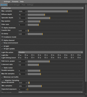 Render Settings