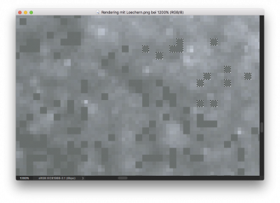 Many 2 by 2 pixels are not rendered in Octane.