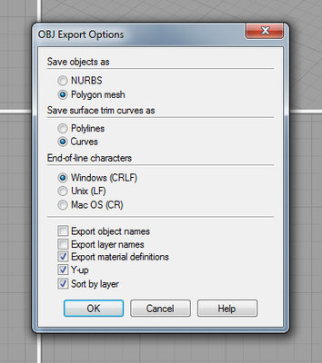 rhino v4 32bit export settings