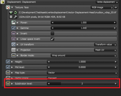 or directly from vertex displacement node,  only use it if the object has only one material otherwise  subdivide from geometry preference