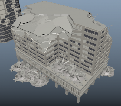 Original VP2 view of model