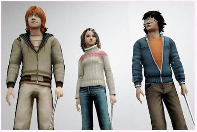 The Potter gang from sketchup