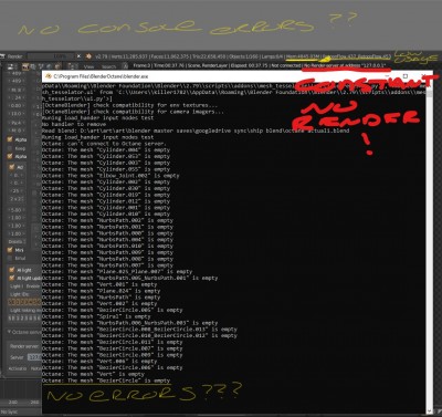 errors for the large file
