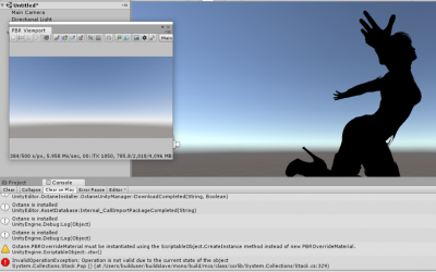 Screenshot of my attempt at rendering the Daz Supergirl scene.