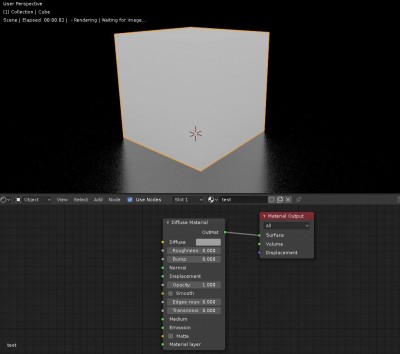 Standart diffuse material with no Emission !!