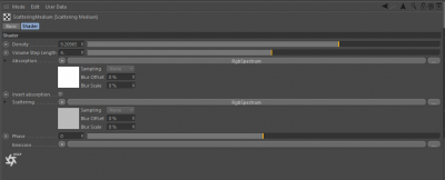 Scattering Medium Settings