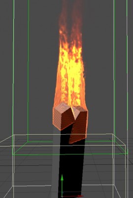 Fire with TFD temperature view