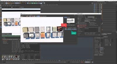 Multi-threading for material creation