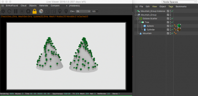 Simple Scatter Tree Mountains
