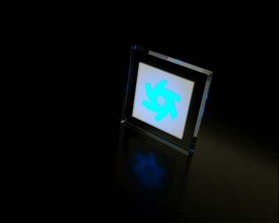 Логотип Octan Render в стекле.png