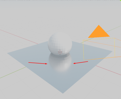 I expected to have this kind of distorted reflection on the texture.