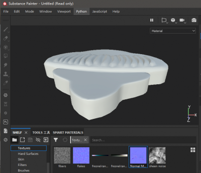 Mesh with sharp edge looks round on edges with normal map in Substance