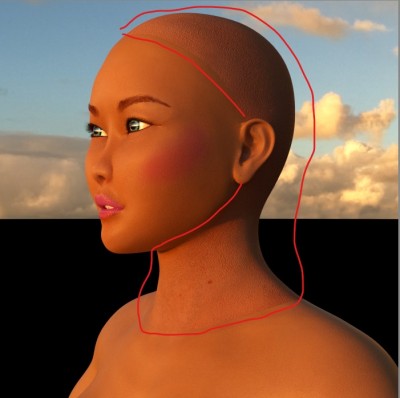 Genesis 8 material on Genesis 8.1 Figure  - UV / Texture map issue.