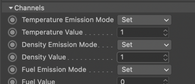 Density value