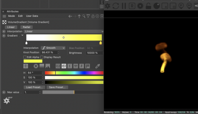Yellow to White Gradient