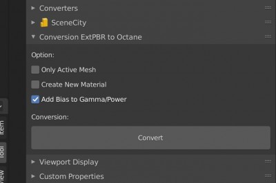 there is the panel on Material section
