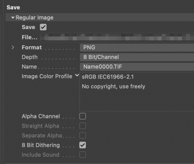 Render Settings&gt;Save