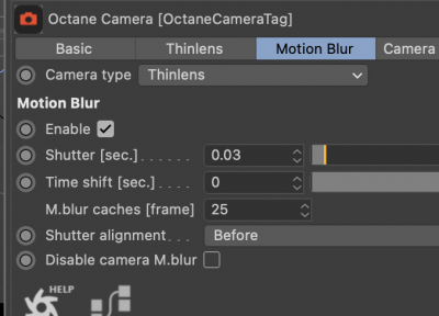 Camera Settings