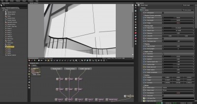 Example: clipping clean and enclosed manifold geometry of window frames and glass have co-planar goemetry = artifacts