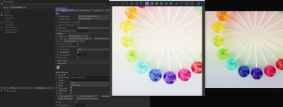 Octane IPR on the right not matching PNG image output via octane export using the settings on the left