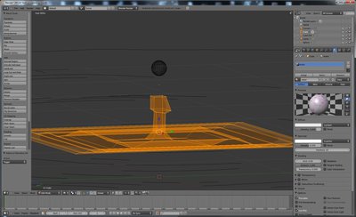 wireframe of a waterdrop model I made in blender