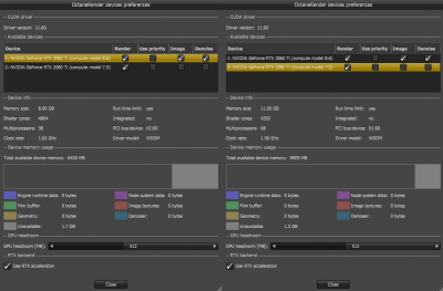 Octane preferences