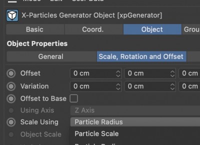 Particle Radius