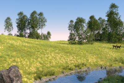 Daz3d UltraScenery with OctaneRender