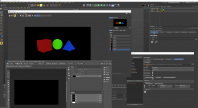 Render to Picture Viewer creates the Render Pass File but it has no content