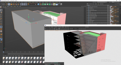 If the objects have materials, then 1 face will be left behind when cut.
