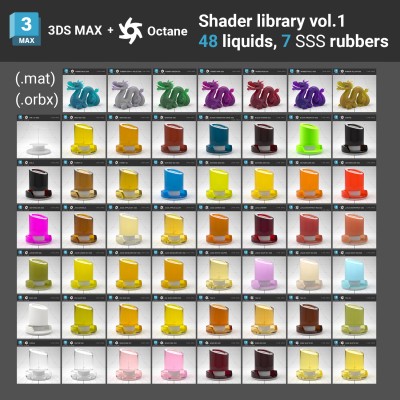 3DS MAX OCTANE RENDER LIBRARY