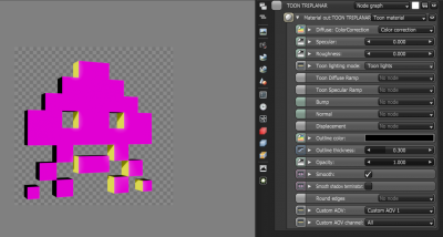 edit in standalone reveals added default black 0.3 outlines