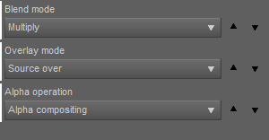 The blend settings for roughness maps.