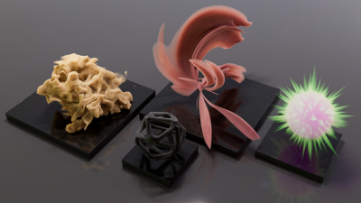 Mesh to Volume examples