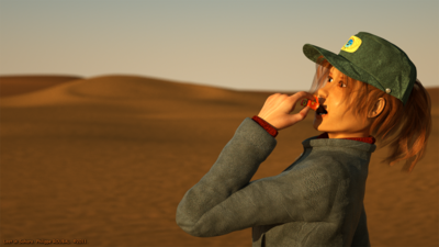 Sunset and chocolate. It makes more thirsty, but it is so good !