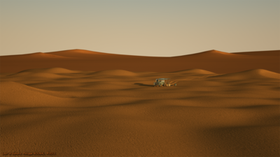 Desert is wide !